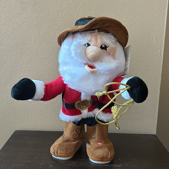 Gemmy Animated Cowboy Santa Western Sings Dances “Old Town Road” New Christmas - Picture 1 of 5